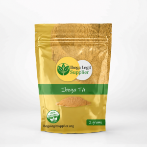 Iboga TA (2grams) is a preparation associated with Tabernanthe iboga, a plant native to Central Africa.